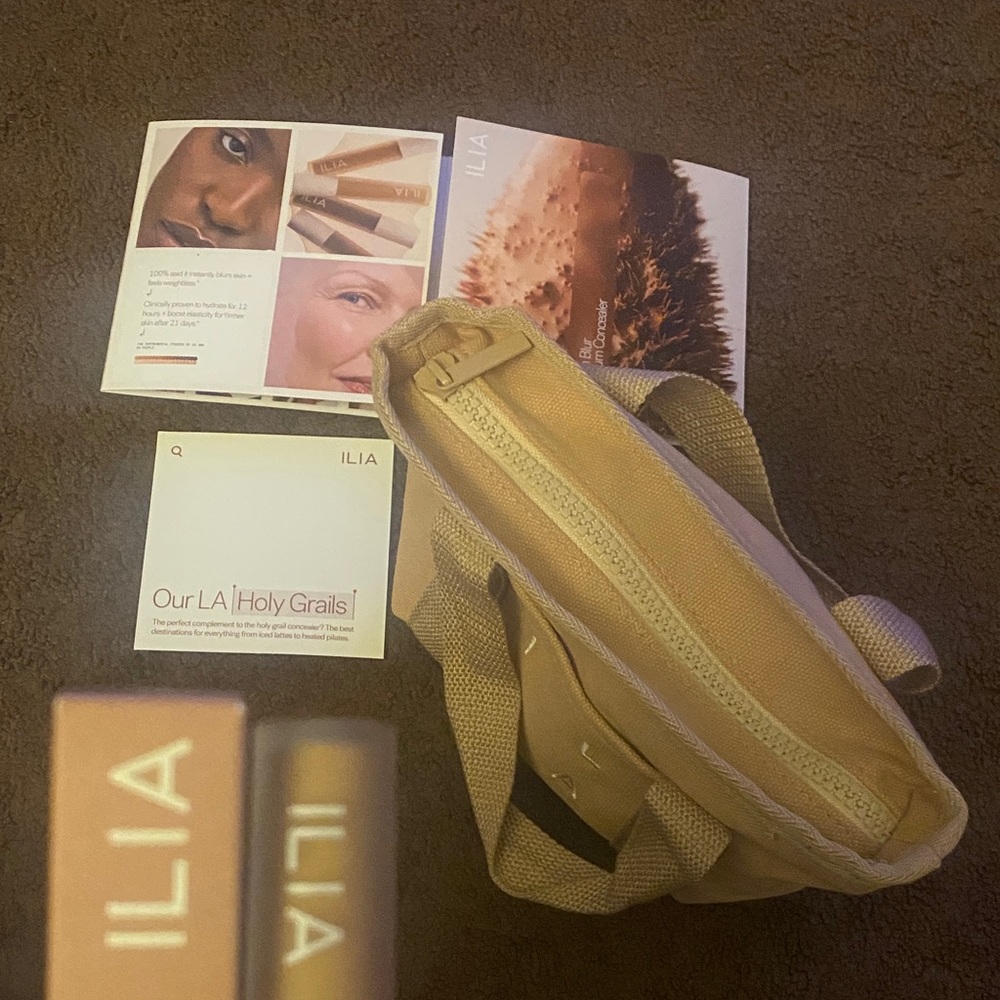 ILIA Neutral Mini Tote with Concealer & Sample Pouches - Beige - Picture 5 of 10